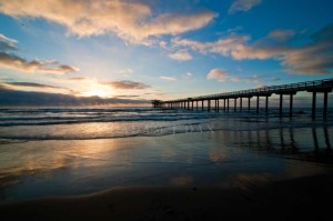 Photographing Sunsets over the Pacific Ocean at Scripps Pier San Diego California