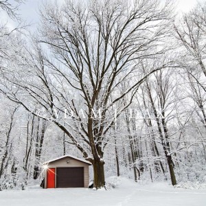 First Snowfall Covers the Calm Natured Midwest – Photograph